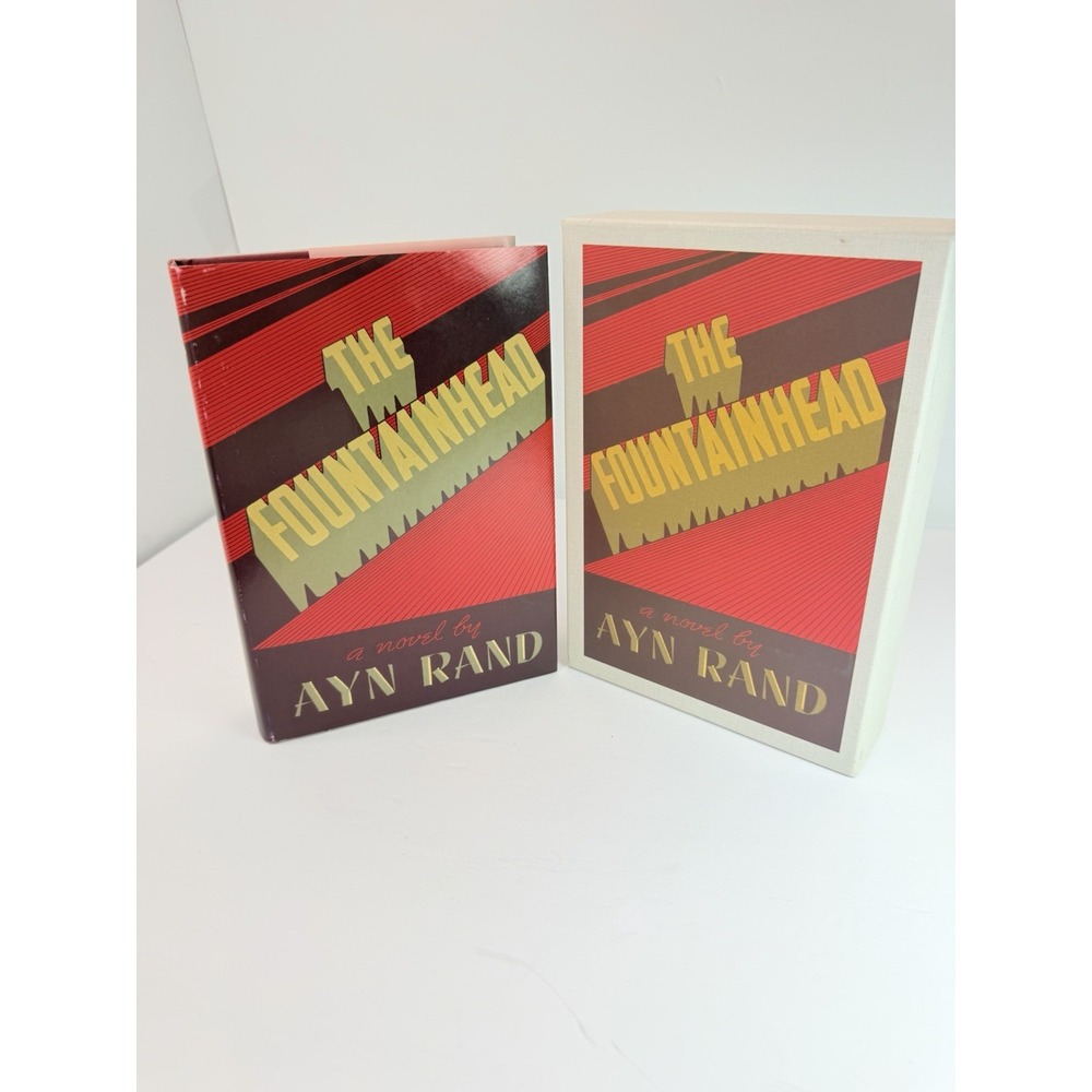 First Edition Library The Fountainhead by Ayn Rand Facsimile FEL Slipcase